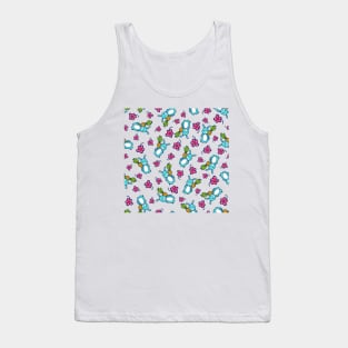 Bunny & Daisies - Doodle Tank Top